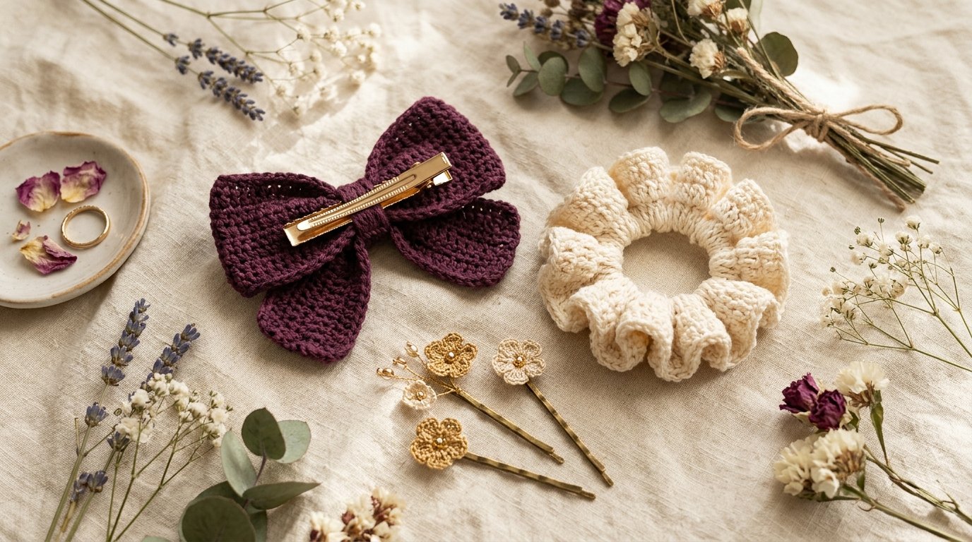 AadyaBowtique Handmade Crochet Accessories Collection
